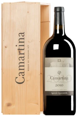 “Camartina” Rosso Toscana IGT 2010 (BIO) · Doppel-MAGNUM In Original-Holzkiste