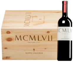 “MCMLVII” Merlot Vigneti Delle Dolomiti DOC 2019 (BIO) · 6 Flaschen In Original-Holzkiste