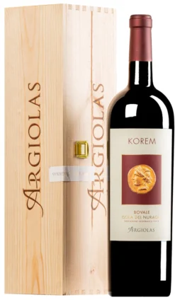 “Korem” Bovale Isola Dei Nuraghi IGT 2020 · MAGNUM In Original-Holzkiste