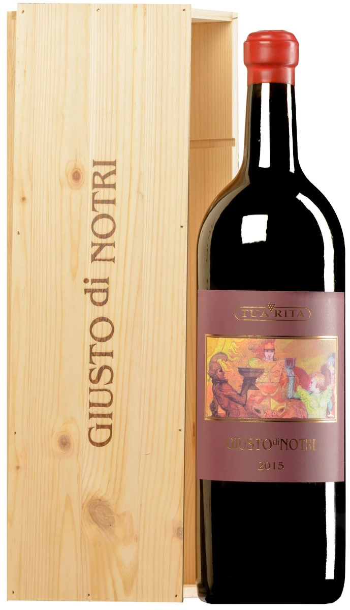 “Giusto Di Notri” Rosso Toscana IGT 2015 · Doppel-MAGNUM In Original-Holzkiste 1 “Giusto Di Notri” Rosso Toscana IGT 2015 · Doppel-MAGNUM In Original-Holzkiste