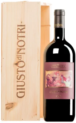 “Giusto Di Notri” Rosso Toscana IGT 2018 · MAGNUM In Original-Holzkiste