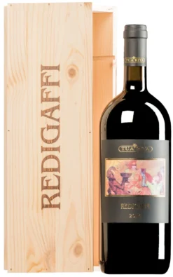 “Redigaffi” Rosso Toscana IGT 2018 · MAGNUM In Original-Holzkiste