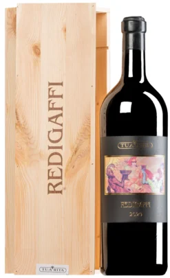 “Redigaffi” Rosso Toscana IGT 2020 · Doppel-MAGNUM In Original-Holzkiste