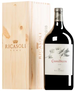 “Casalferro” Rosso Toscana IGT 2018 · Doppel-MAGNUM In Original-Holzkiste