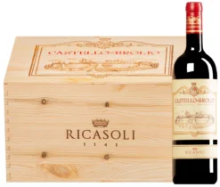 “Castello Di Brolio” Chianti Classico Gran Selezione DOCG 2019 · 6 Flaschen In Original-Holzkiste