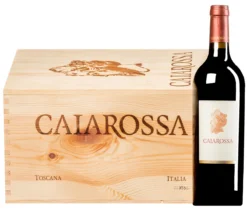 “Caiarossa” Rosso Toscana IGT 2019 (BIO) · 6 Flaschen In Original-Holzkiste