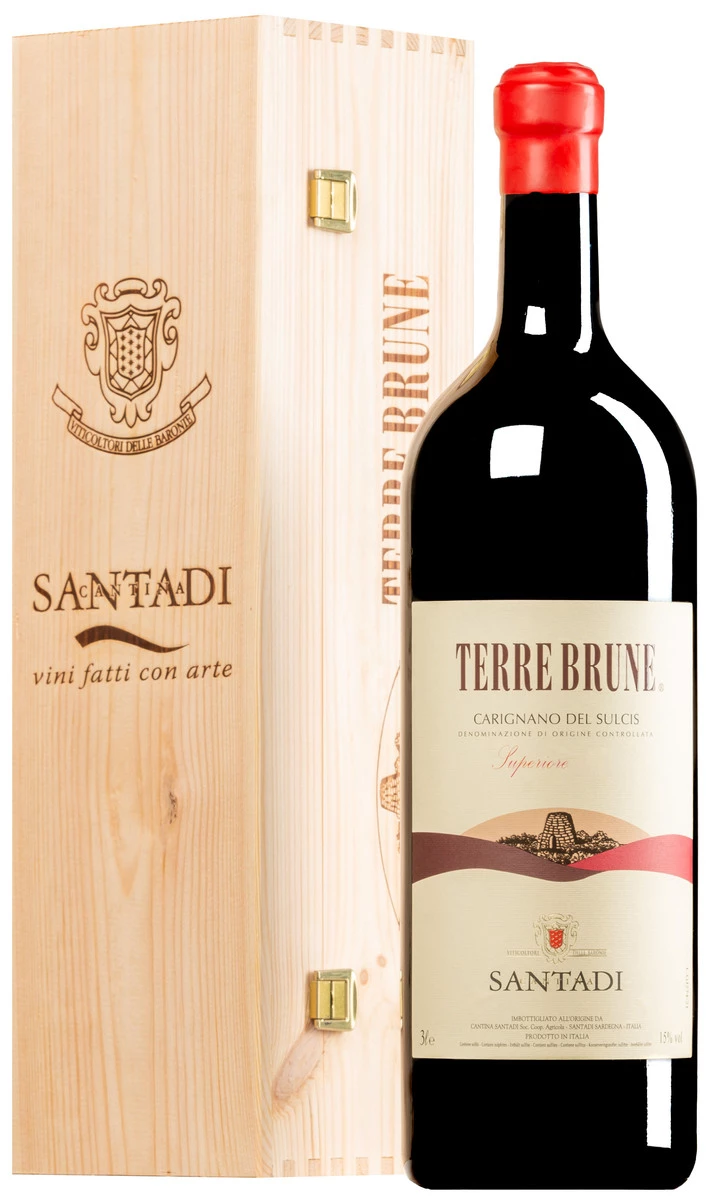“Terre Brune” Carignano Del Sulcis Superiore DOC 2018 · Doppel-Magnum In Original-Holzkiste 1 “Terre Brune” Carignano Del Sulcis Superiore DOC 2018 · Doppel-Magnum In Original-Holzkiste