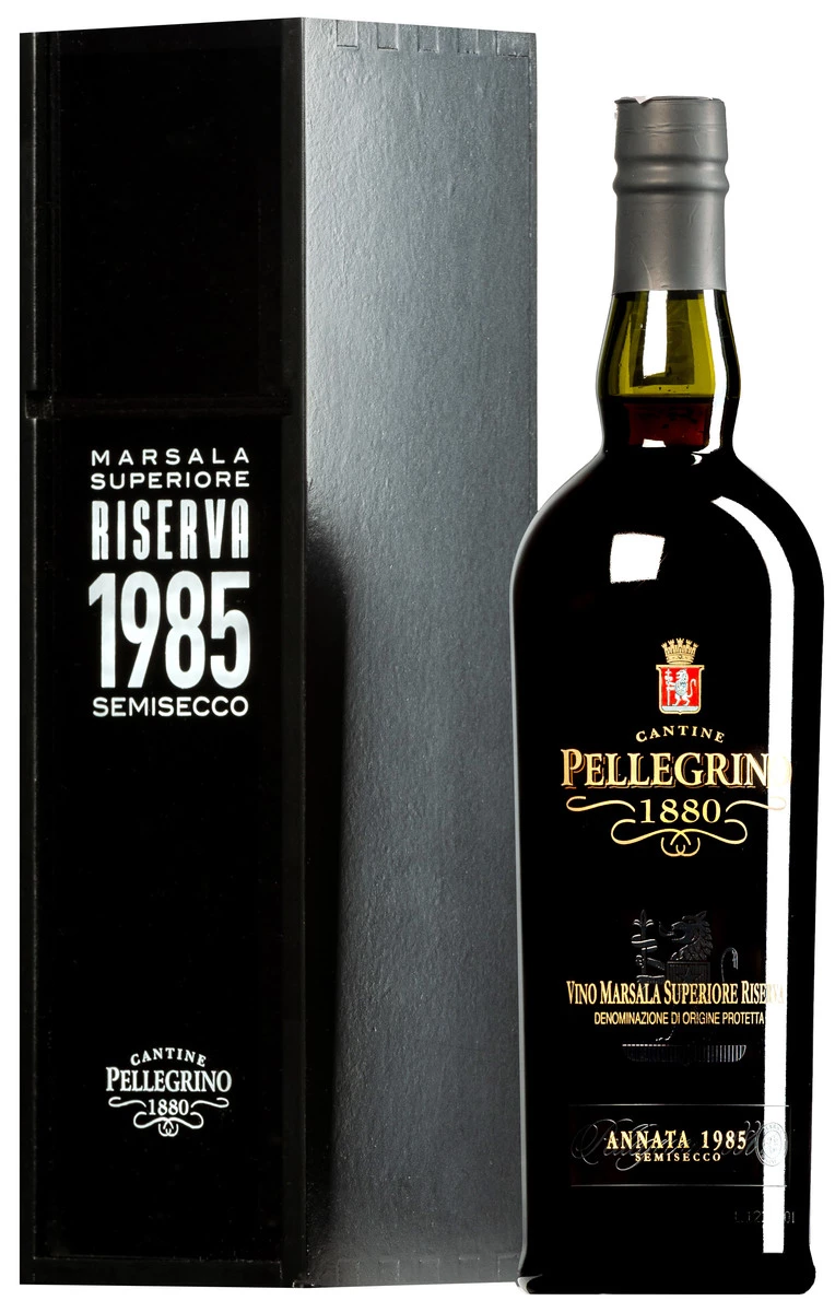 Marsala Superiore Riserva DOC 1985 Ambra Semi Secco · 0,75l In Original-Holzkiste 1 Marsala Superiore Riserva DOC 1985 Ambra Semi Secco · 0,75l In Original-Holzkiste