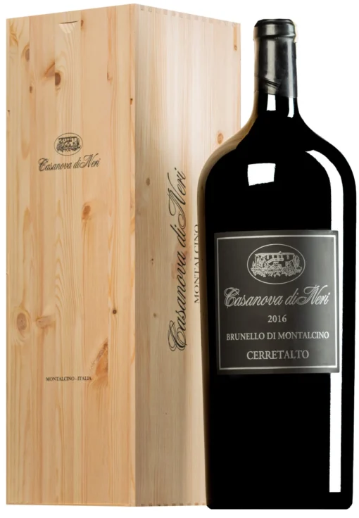 Brunello Di Montalcino “Cerretalto” DOCG 2016 · BALTHAZAR 12 Liter In Original-Holzkiste 3 Brunello Di Montalcino “Cerretalto” DOCG 2016 · BALTHAZAR 12 Liter In Original-Holzkiste -Retro Wine Geschaft casanova di neri toskana brunello di montalcino cerretalto docg 2016 balthazar 12 liter in original holzkiste 09264016