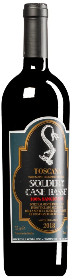 100% Sangiovese Soldera Case Basse Toscana IGP 2018