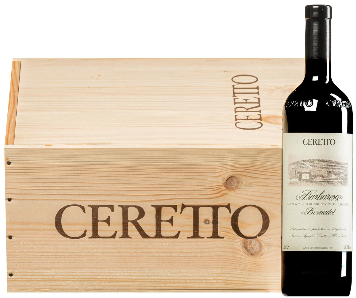 Barbaresco Bernadot DOCG 2019 (BIO) · 6 Flaschen In Original-Holzkiste 1 Barbaresco Bernadot DOCG 2019 (BIO) · 6 Flaschen In Original-Holzkiste