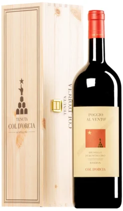 Brunello Di Montalcino “Poggio Al Vento” Riserva DOCG 2013 (BIO) · MAGNUM In Original-Holzkiste