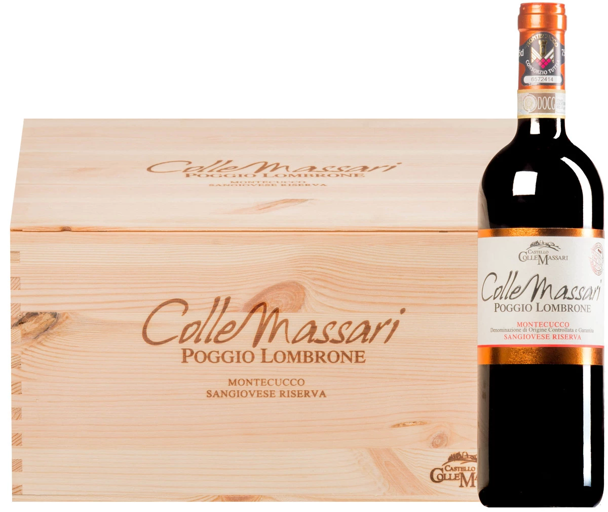 “Poggio Lombrone” Sangiovese Montecucco Riserva DOCG 2017 (BIO) · 6 Flaschen In Original-Holzkiste 1 “Poggio Lombrone” Sangiovese Montecucco Riserva DOCG 2017 (BIO) · 6 Flaschen In Original-Holzkiste