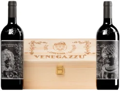 “Lui E Lei Capo Di Stato” Rosso Superiore Montello Asolo DOC 2018 · 2 Flaschen In Original-Holzkiste