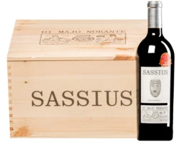 “Sassius” Aglianico Riserva Molise DOC 2016 (BIO) · 6 Flaschen In Original-Holzkiste