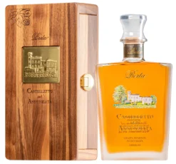 “Castelletto Dell' Annunziata” Grappa Invecchiata · In Original-Holzkiste