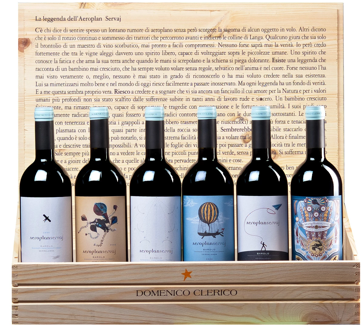 Barolo Del Comune Di Serralunga D’Alba “Aeroplanservaj” DOCG 2018 · 6 Flaschen In Original-Holzkiste 1 Barolo Del Comune Di Serralunga D’Alba “Aeroplanservaj” DOCG 2018 · 6 Flaschen In Original-Holzkiste