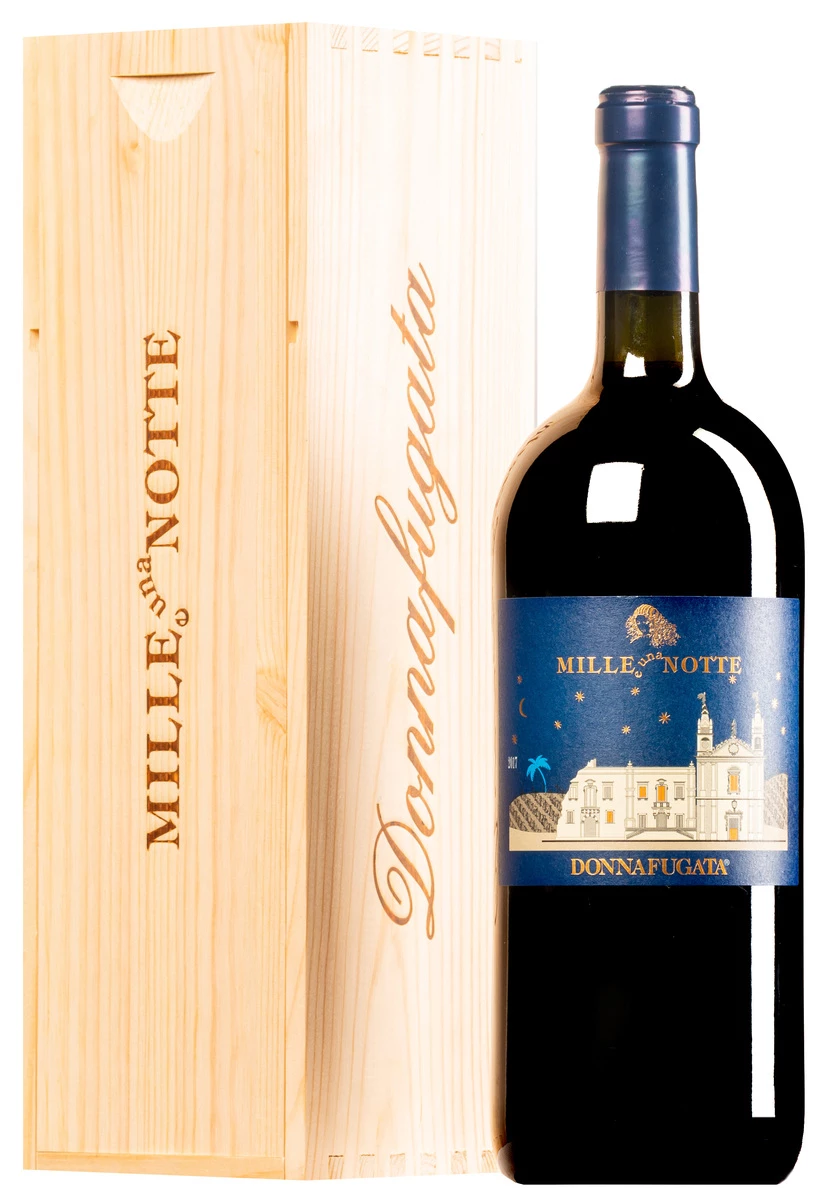 “Mille E Una Notte” Rosso Sicilia DOC 2017 · MAGNUM In Original-Holzkiste 1 “Mille E Una Notte” Rosso Sicilia DOC 2017 · MAGNUM In Original-Holzkiste