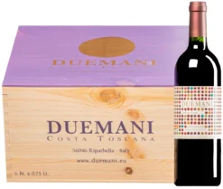 “DUEMANI” Cabernet Franc Costa Toscana IGP 2018 (BIO) · 6 Flaschen In Original-Holzkiste