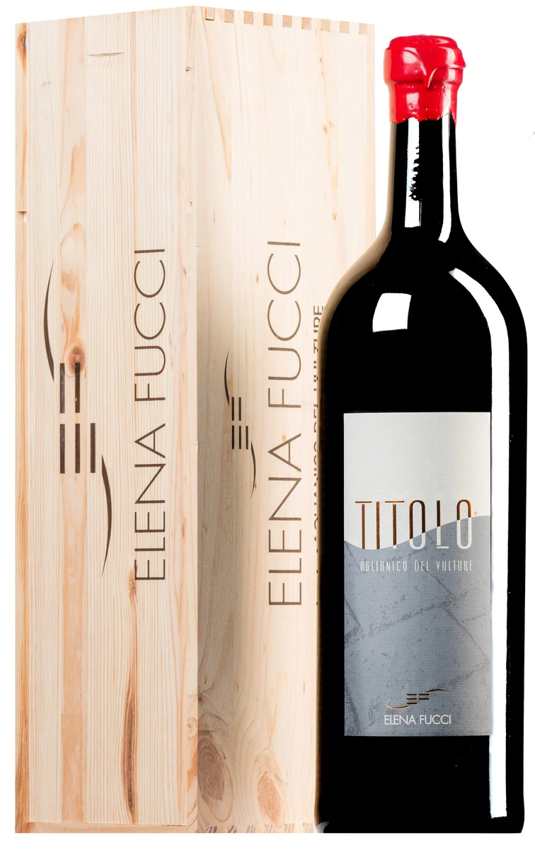 “Titolo” Aglianico Del Vulture DOC 2018 · Doppel-MAGNUM In Original-Holzkiste 1 “Titolo” Aglianico Del Vulture DOC 2018 · Doppel-MAGNUM In Original-Holzkiste