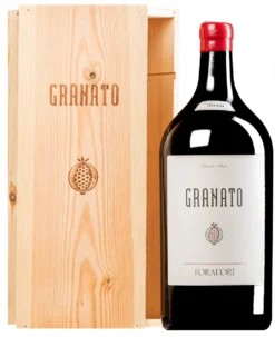 “Granato” Teroldego Vigneti Delle Dolomiti IGT 2020 (BIO) · Doppel-MAGNUM In Original-Holzkiste