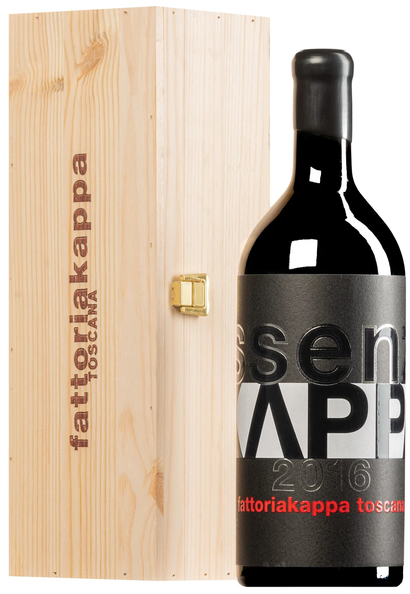 “Kappa Essenza” Rosso Toscana IGT 2016 · MAGNUM In Original-Holzkiste 1 “Kappa Essenza” Rosso Toscana IGT 2016 · MAGNUM In Original-Holzkiste