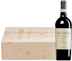 “Binomio Collezione” Montepulciano D’Abruzzo Riserva DOC 2017 · 3 Flaschen In Original-Holzkiste