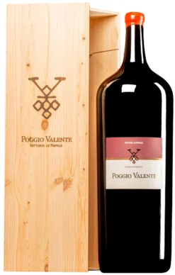 “Poggio Valente” Rosso Toscana IGT 2020 · GOLIATH 18 Liter In Original-Holzkiste