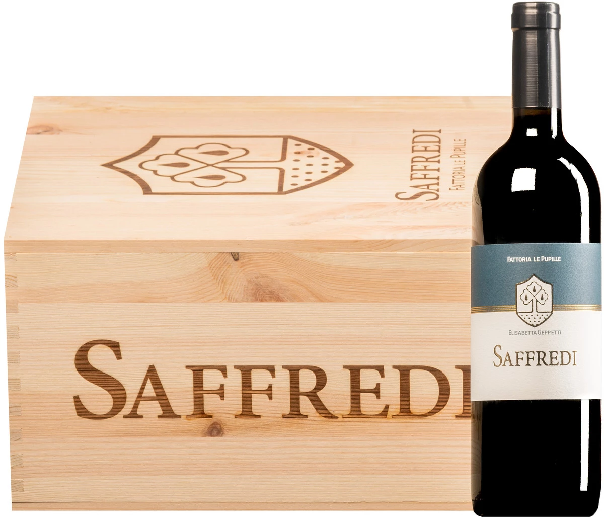 “Saffredi” Rosso Toscana IGT 2020 · 6 Flaschen In Original-Holzkiste 1 “Saffredi” Rosso Toscana IGT 2020 · 6 Flaschen In Original-Holzkiste