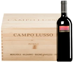 “Campo Lusso” Rosso Toscana IGT 2016 (BIO) · 6 Flaschen In Original-Holzkiste