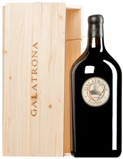 “Galatrona 25 Anni” Merlot Val D’Arno Di Sopra DOC 2019 (BIO) · Doppel-MAGNUM In Original-Holzkiste