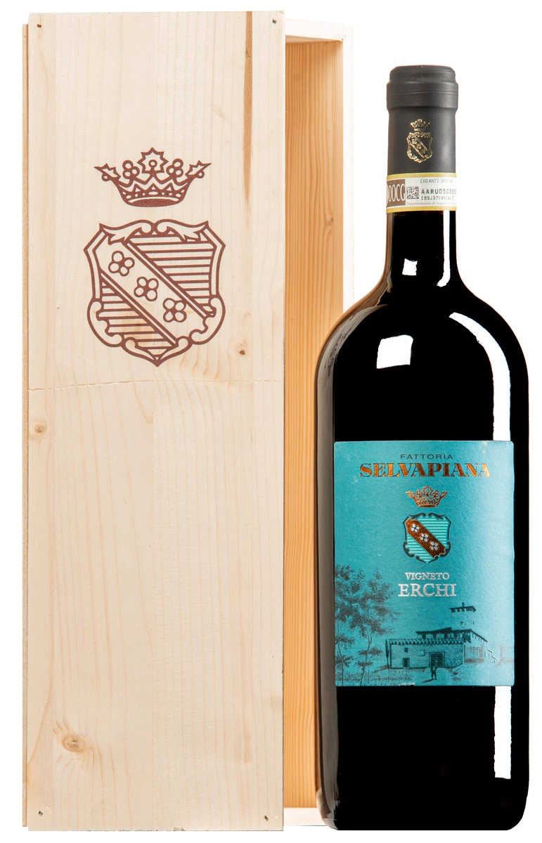 “Vigneto Erchi” Chianti Rufina Riserva DOCG 2018 · MAGNUM In Original-Holzkiste 1 “Vigneto Erchi” Chianti Rufina Riserva DOCG 2018 · MAGNUM In Original-Holzkiste