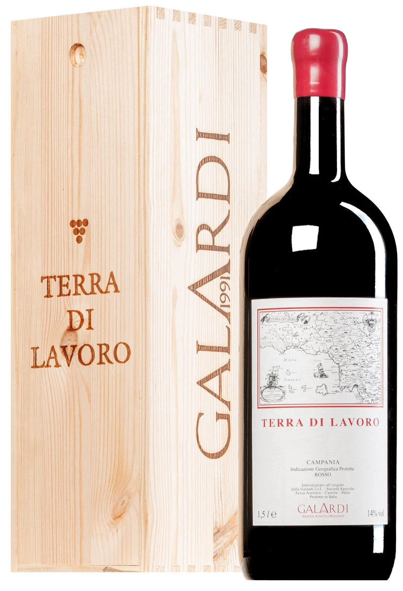 “Terra Di Lavoro” Rosso Campania IGP 2019 · MAGNUM In Original-Holzkiste 1 “Terra Di Lavoro” Rosso Campania IGP 2019 · MAGNUM In Original-Holzkiste