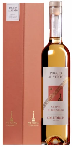 Grappa Di Brunello “Poggio Al Vento” · In Geschenkkarton