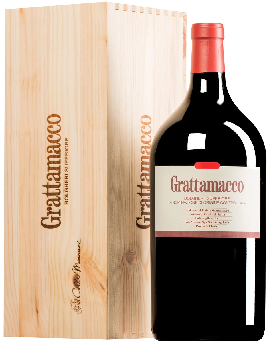 “Grattamacco” Rosso Bolgheri Superiore DOC 2018 (BIO) · Doppel-MAGNUM In Original-Holzkiste 1 “Grattamacco” Rosso Bolgheri Superiore DOC 2018 (BIO) · Doppel-MAGNUM In Original-Holzkiste