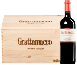 “Grattamacco” Rosso Bolgheri Superiore DOC 2020 (BIO) · 6 Flaschen In Original-Holzkiste