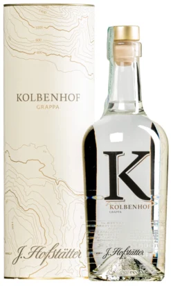 “Kolbenhof” Grappa Gewürztraminer · In Geschenkdose