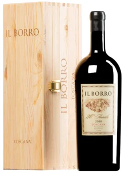 “Il Borro 20 Anni” Rosso Toscana IGT 2018 (BIO) · MAGNUM In Original-Holzkiste