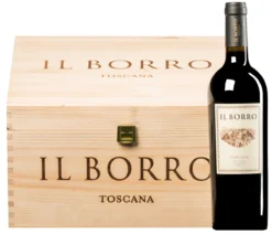 “Il Borro” Rosso Toscana IGT 2019 (BIO) · 6 Flaschen In Original-Holzkiste