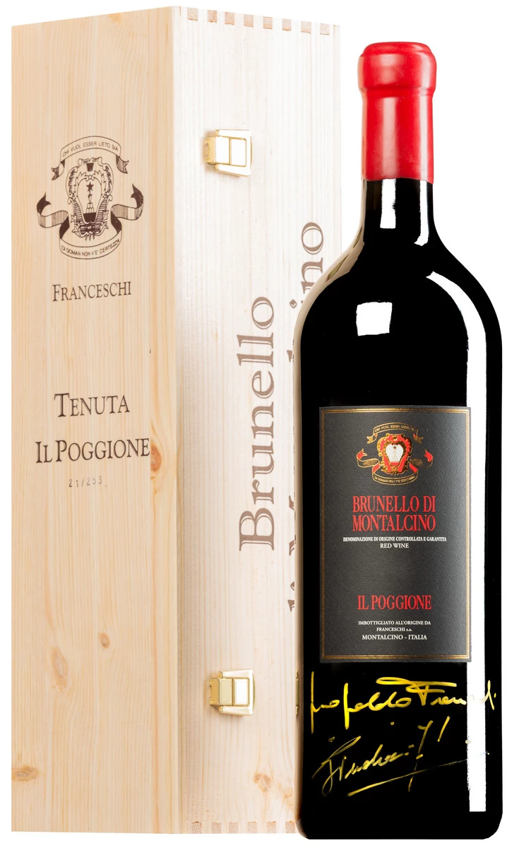 Brunello Di Montalcino DOCG 2018 · Doppel-MAGNUM In Original-Holzkiste 1 Brunello Di Montalcino DOCG 2018 · Doppel-MAGNUM In Original-Holzkiste