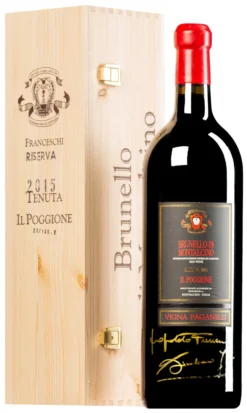 Brunello Di Montalcino “Vigna Paganelli” Riserva DOCG 2015 · Doppel-MAGNUM In Original-Holzkiste