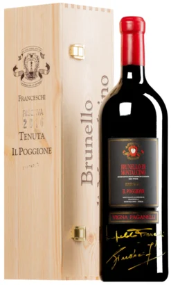 Brunello Di Montalcino “Vigna Paganelli” Riserva DOCG 2016 · Doppel-MAGNUM In Original-Holzkiste