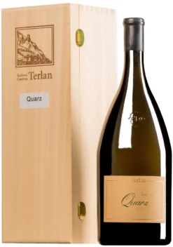 “Quarz” Sauvignon Bianco Alto Adige Terlano DOC 2021 · Doppel-MAGNUM In Original-Holzkiste