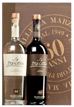 La Trentina Grappa Tradizionale & Morbida · 2 Flaschen à 0,5l In Geschenkkarton