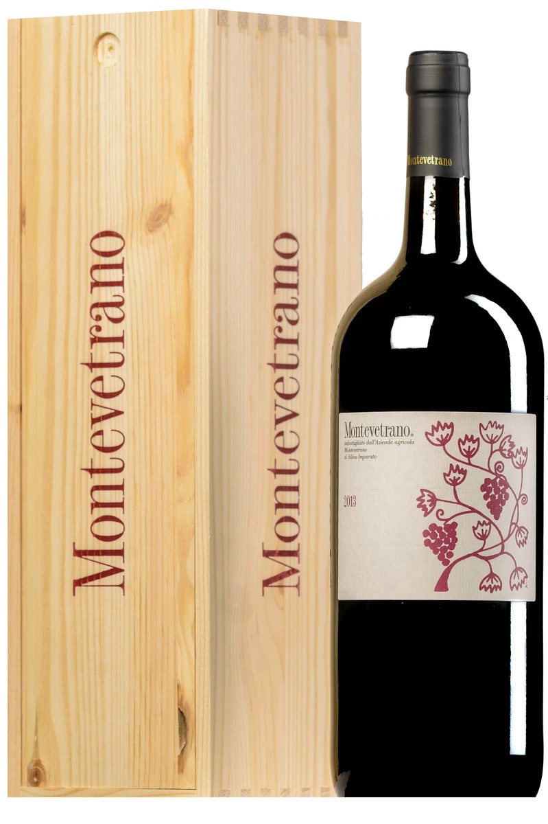 “Montevetrano” Rosso Di Salerno IGT 2008 · MAGNUM In Original-Holzkiste 1 “Montevetrano” Rosso Di Salerno IGT 2008 · MAGNUM In Original-Holzkiste