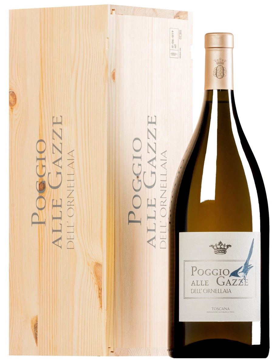 “Poggio Alle Gazze Dell’Ornellaia” Toscana Bianco IGT 2020 · MAGNUM In Original-Holzkiste 1 “Poggio Alle Gazze Dell’Ornellaia” Toscana Bianco IGT 2020 · MAGNUM In Original-Holzkiste