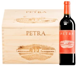 “Petra” Rosso Toscana IGT 2018 · 6 Flaschen In Original-Holzkiste