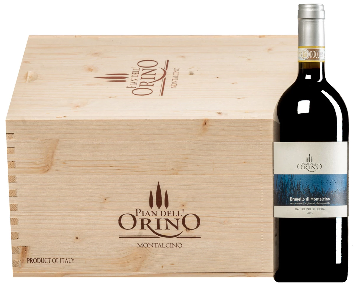 Brunello Di Montalcino “Bassolino Di Sopra” DOCG 2015 · 6 Flaschen In Original-Holzkiste 1 Brunello Di Montalcino “Bassolino Di Sopra” DOCG 2015 · 6 Flaschen In Original-Holzkiste