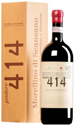 “414” Morellino Di Scansano DOCG 2020 (BIO) · MAGNUM In Geschenkkarton