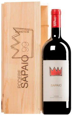 “Sapaio” Rosso Toscana IGT 2018 (BIO) · MAGNUM In Original-Holzkiste
